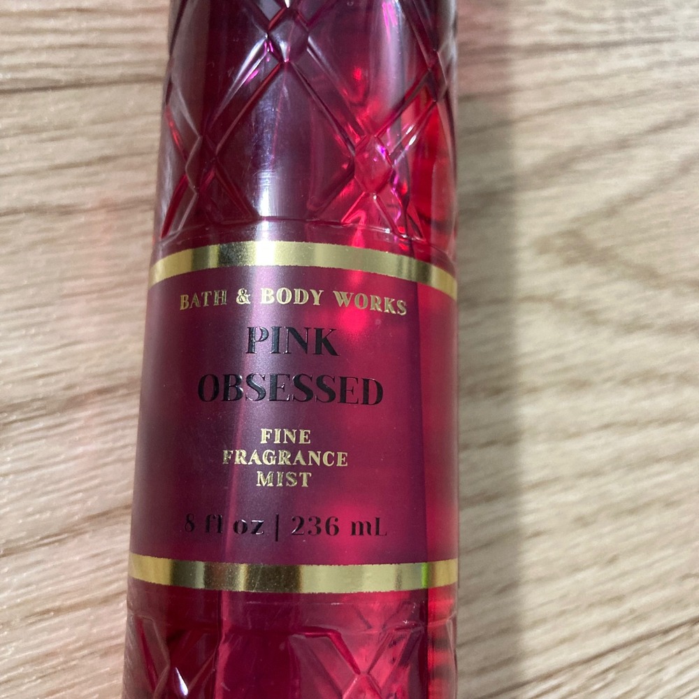 Bath & Body Works Pink Obsessed Fragrance Mist Women 8oz Pink Jasmine - Picture 2 of 5